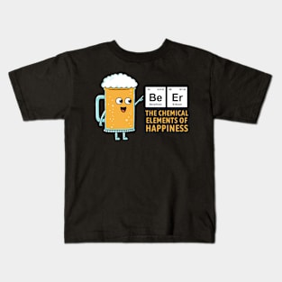 BEER CHEMICAL OF HAPPINESS Kids T-Shirt